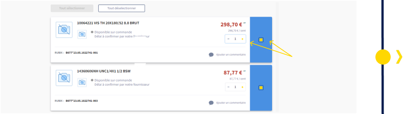 Modifica offerta online